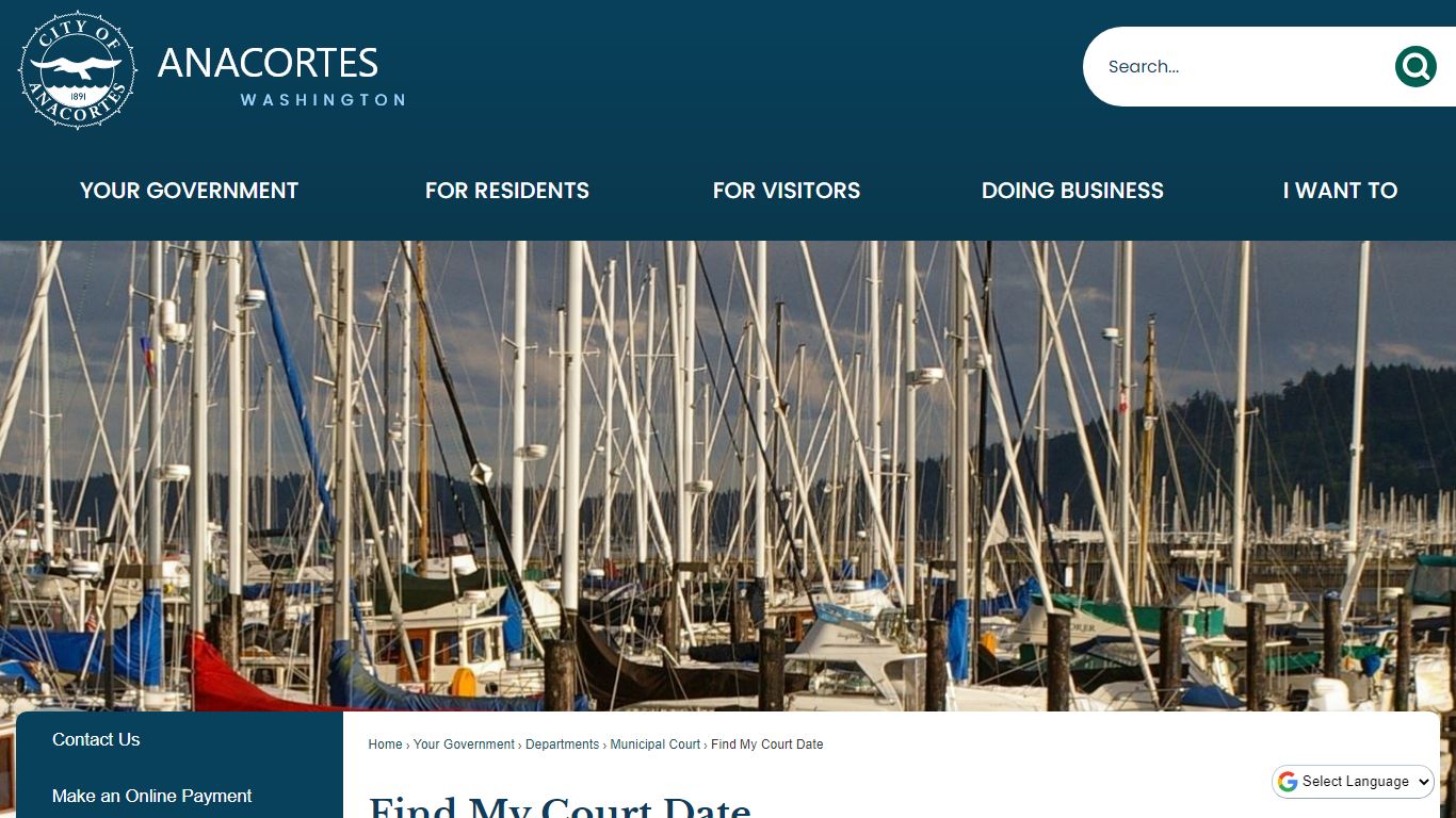 Find My Court Date | Anacortes, WA